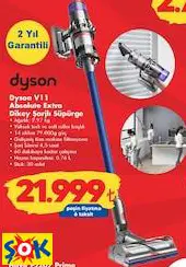 DYSON V11 ABSOLUTE EXTRA DİKEY ŞARJLI SÜPÜRGE